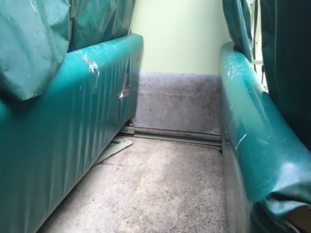 Crush cover requires repair 1