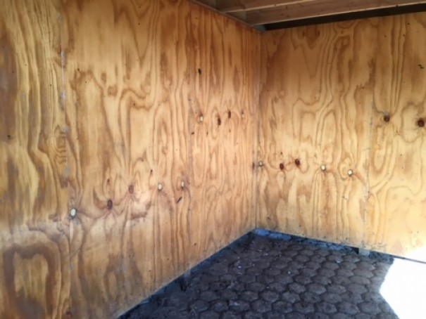 Same walls after sanding and re coating with polyurethane 1
