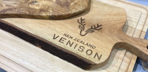NZ venison chopping board NRA